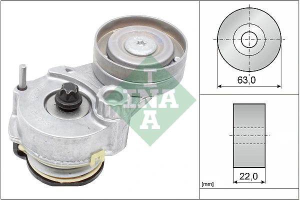 Belt Tensioner, V-ribbed belt